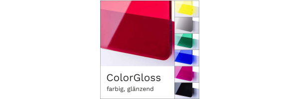 Acrylglas farbig glänzend