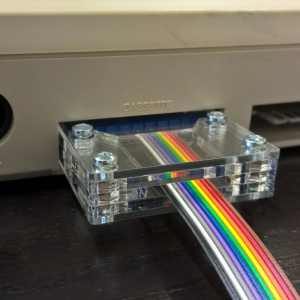Acrylgehäuse für C64 Tapestecker (Teilesatz)