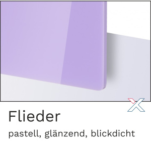 Acrylglas Pastell Flieder/Lila