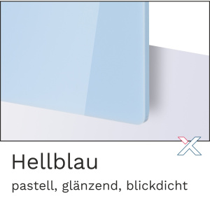 Acrylglas Pastell Hellblau