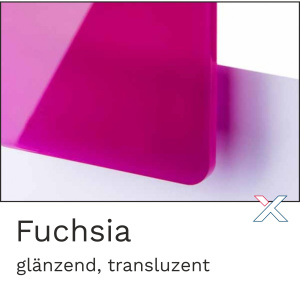 Acrylglas transluzent Fuchsia