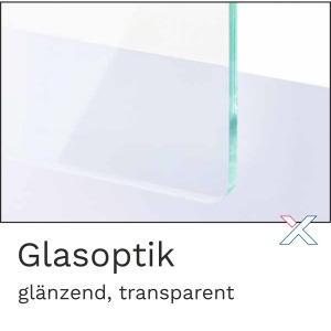 Acrylglas transparent Glasoptik