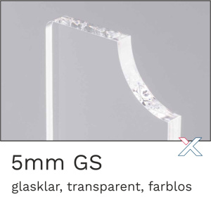 Acrylglas GS farblos transparent 5mm